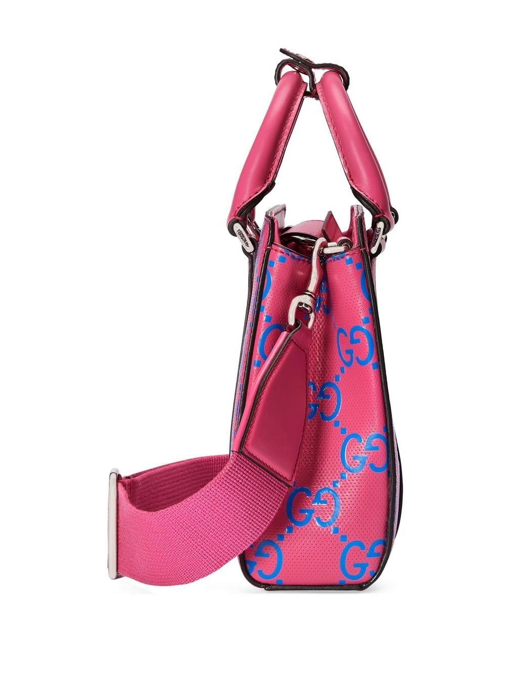 G*u*i gg logo-embossed mini tote bag