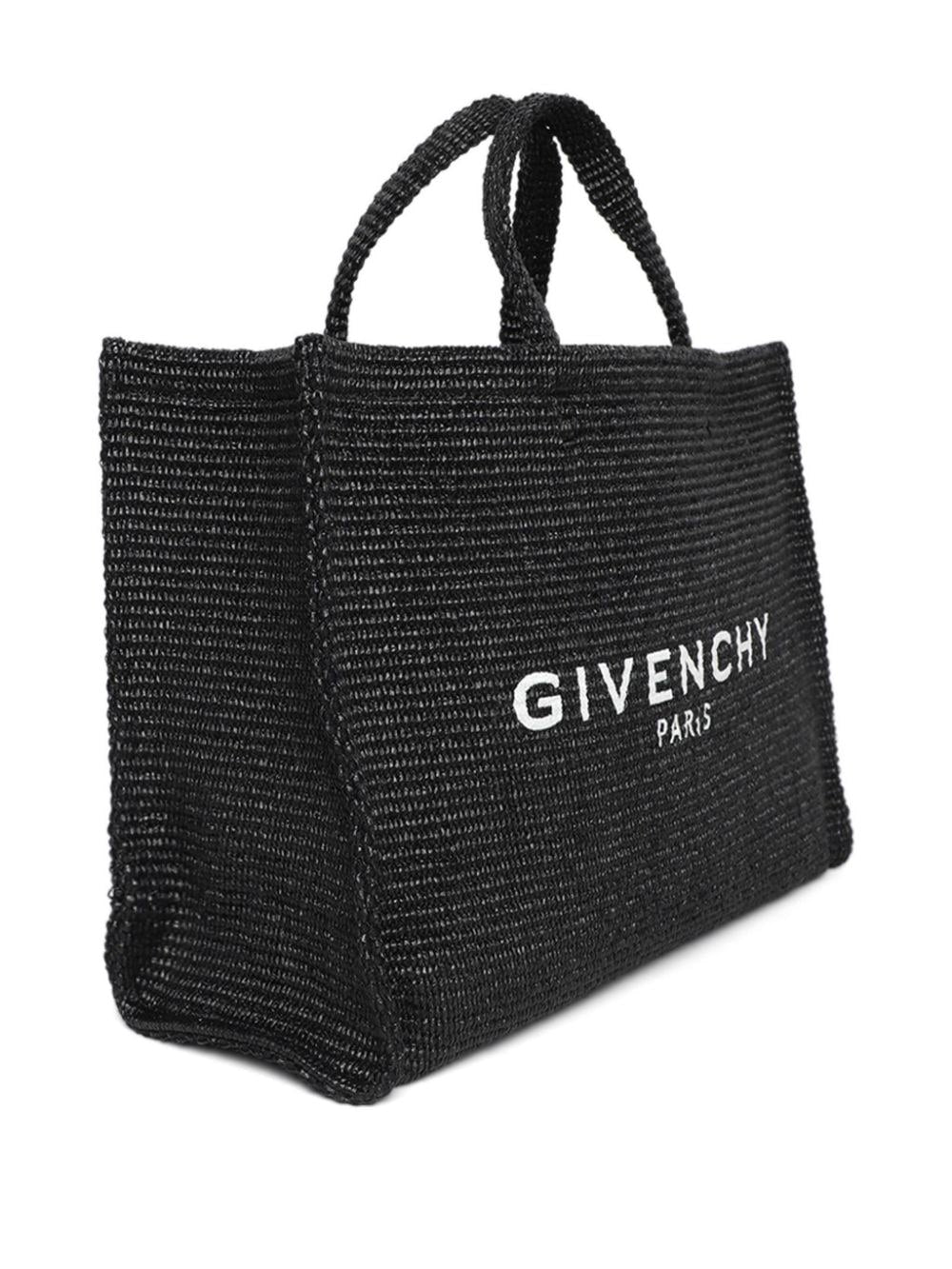 Givenchy large G-Tote raffia bag