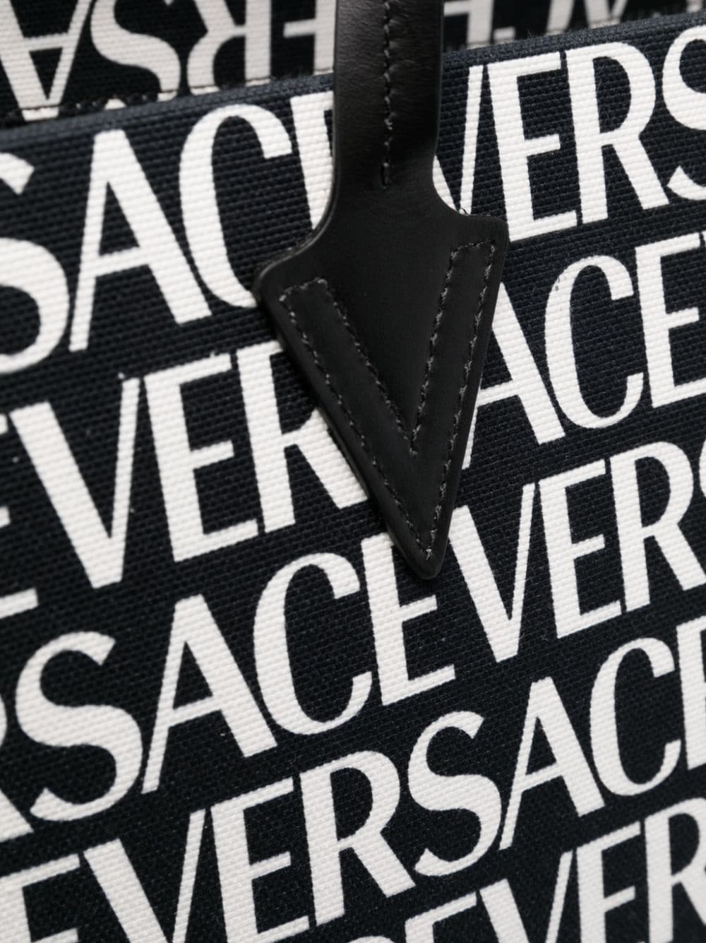 Versace logo-print tote bag