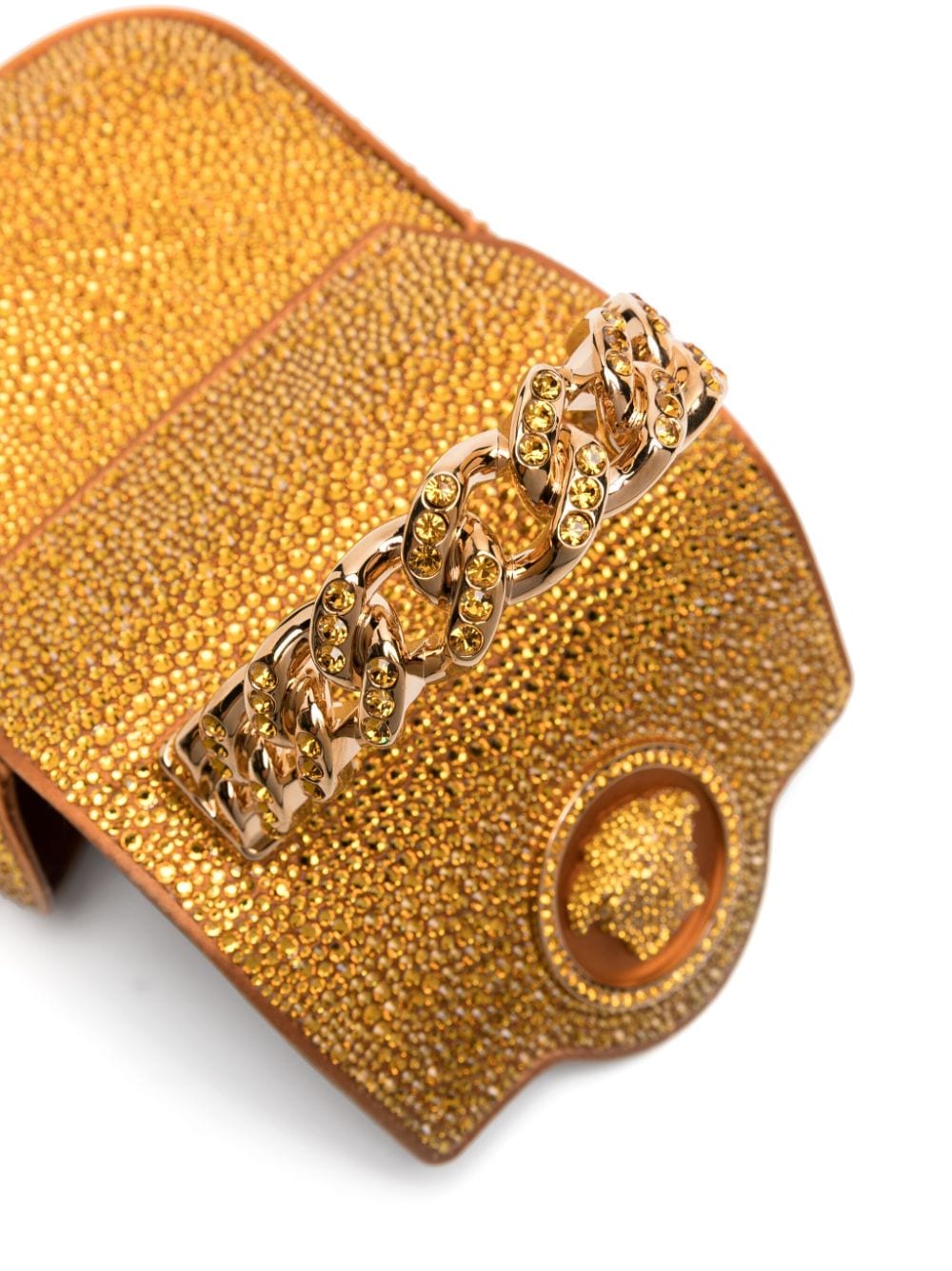 Versace Le Medusa crystal-embellished tote bag