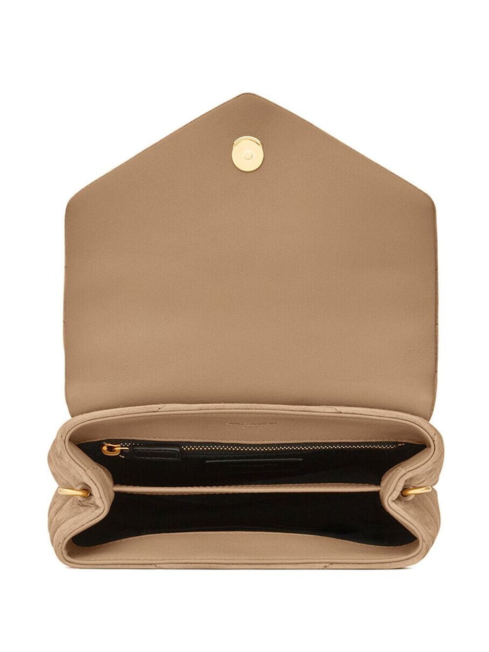 Saint Laurent quilted logo-plaque crossbody bag