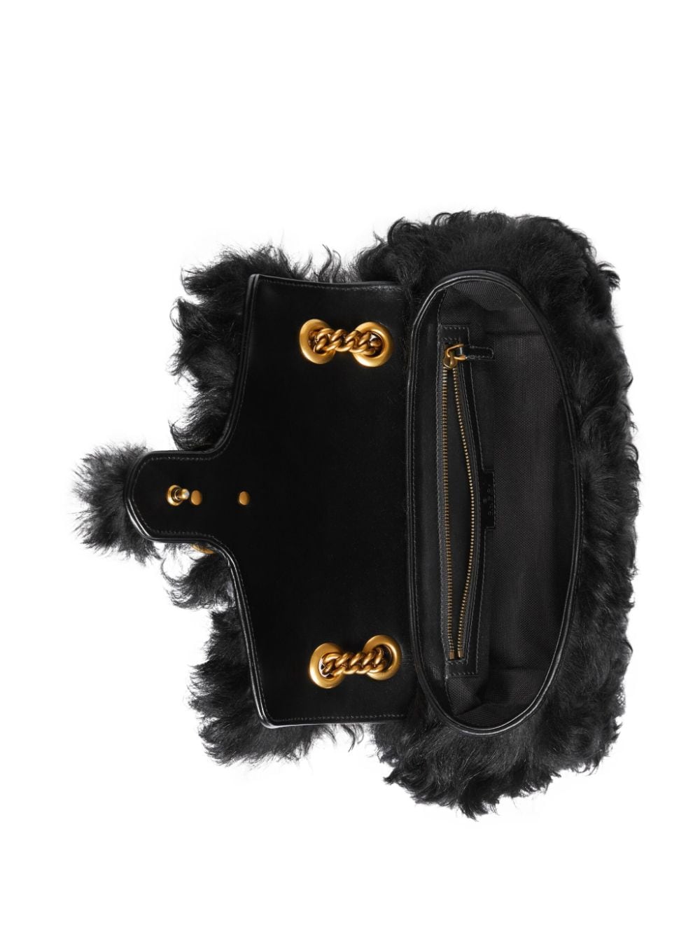 G*u*i small gg marmont cotton shoulder bag