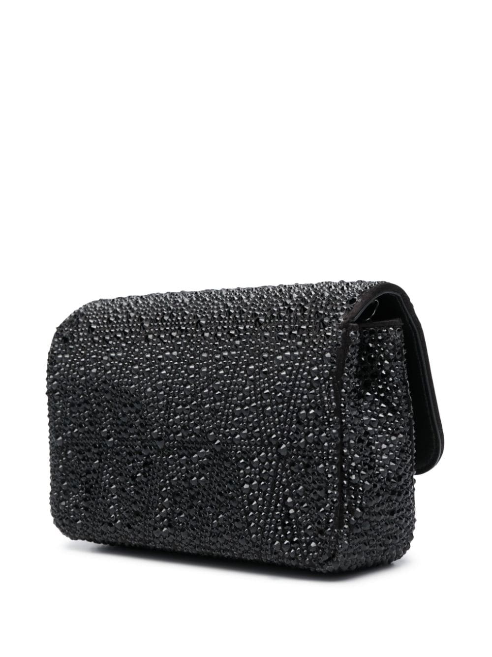 Versace Virtus rhinestone-embellished shoulder bag