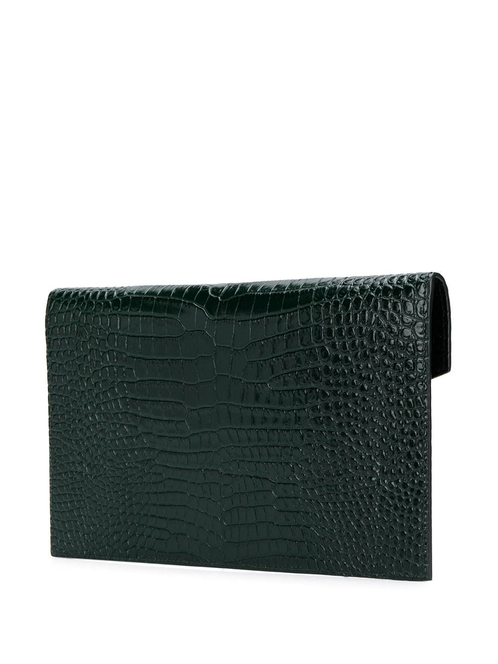 Saint Laurent logo plaque clutch bag