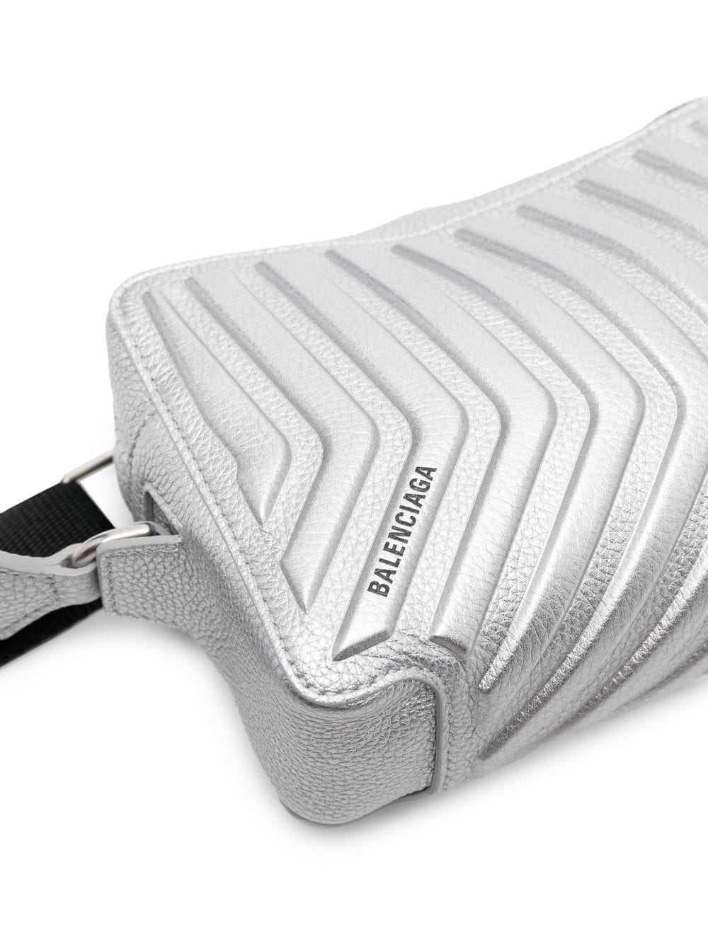 Ba*len*cia*ga logo-print leather camera bag