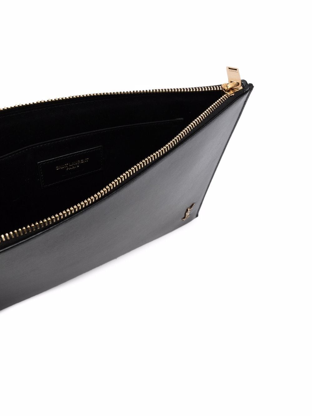 Saint Laurent monogram leather clutch