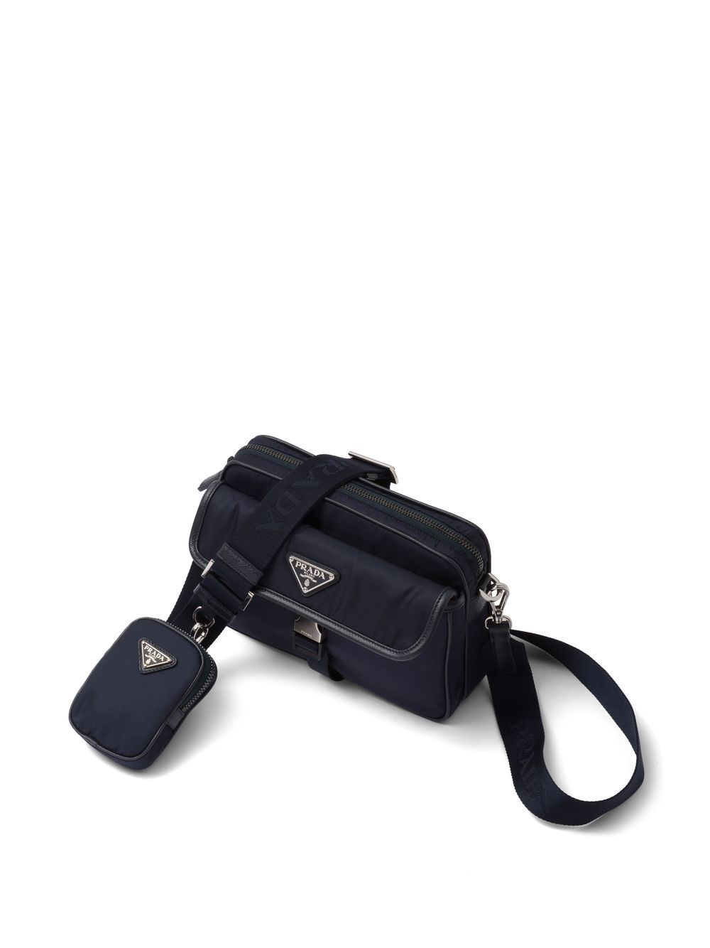 Pra*a re-nylon pouch crossbody bag