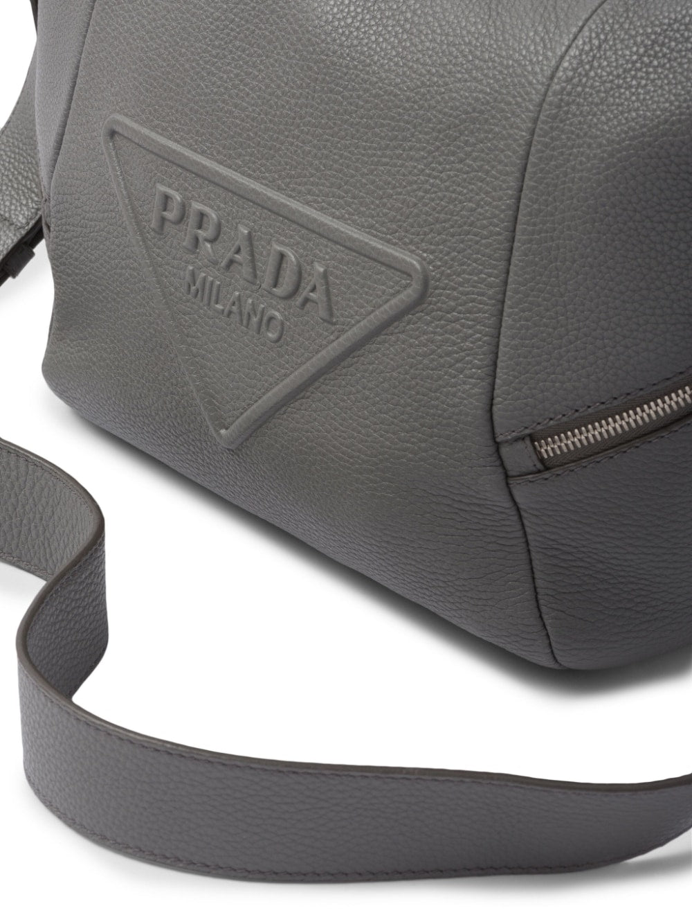 Pra*a debossed-logo detail shoulder bag