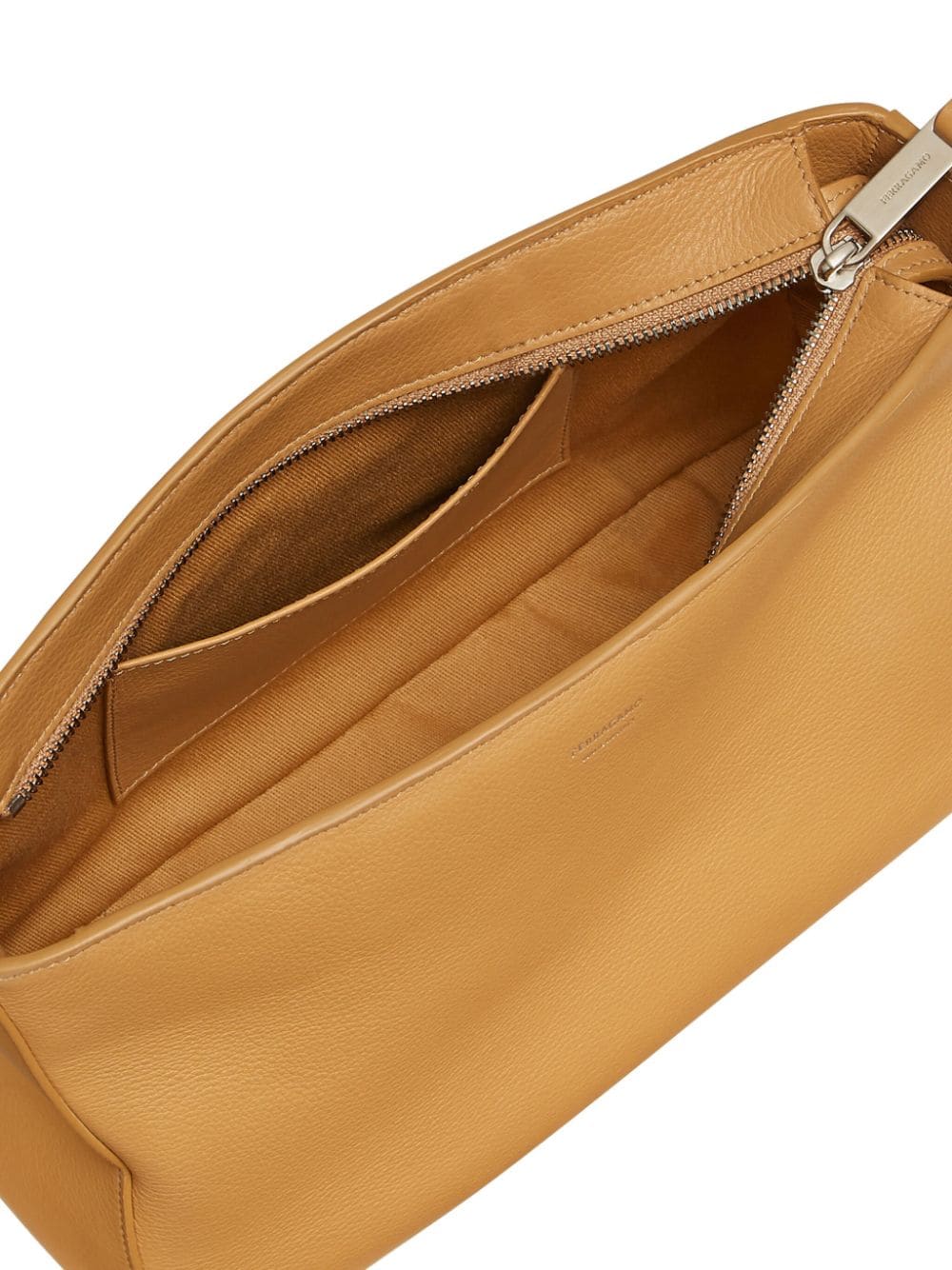 Ferragamo logo-debossed clutch bag