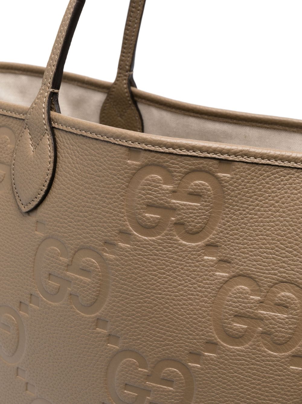 G*u*i all-over logo tote bag