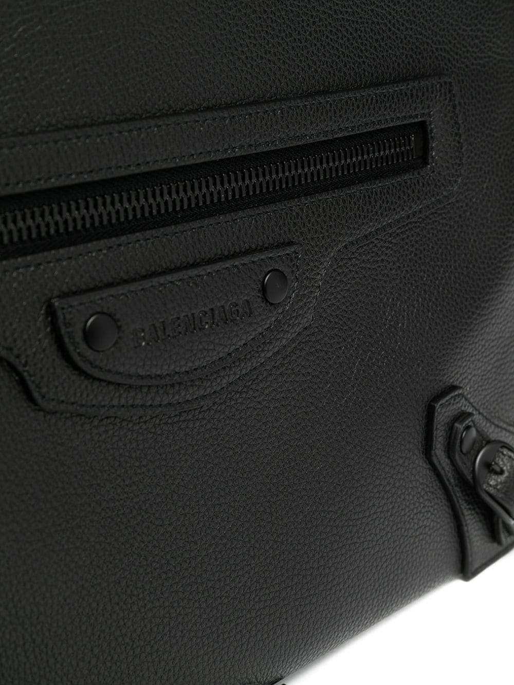 Ba*len*cia*ga zip-detail clutch bag