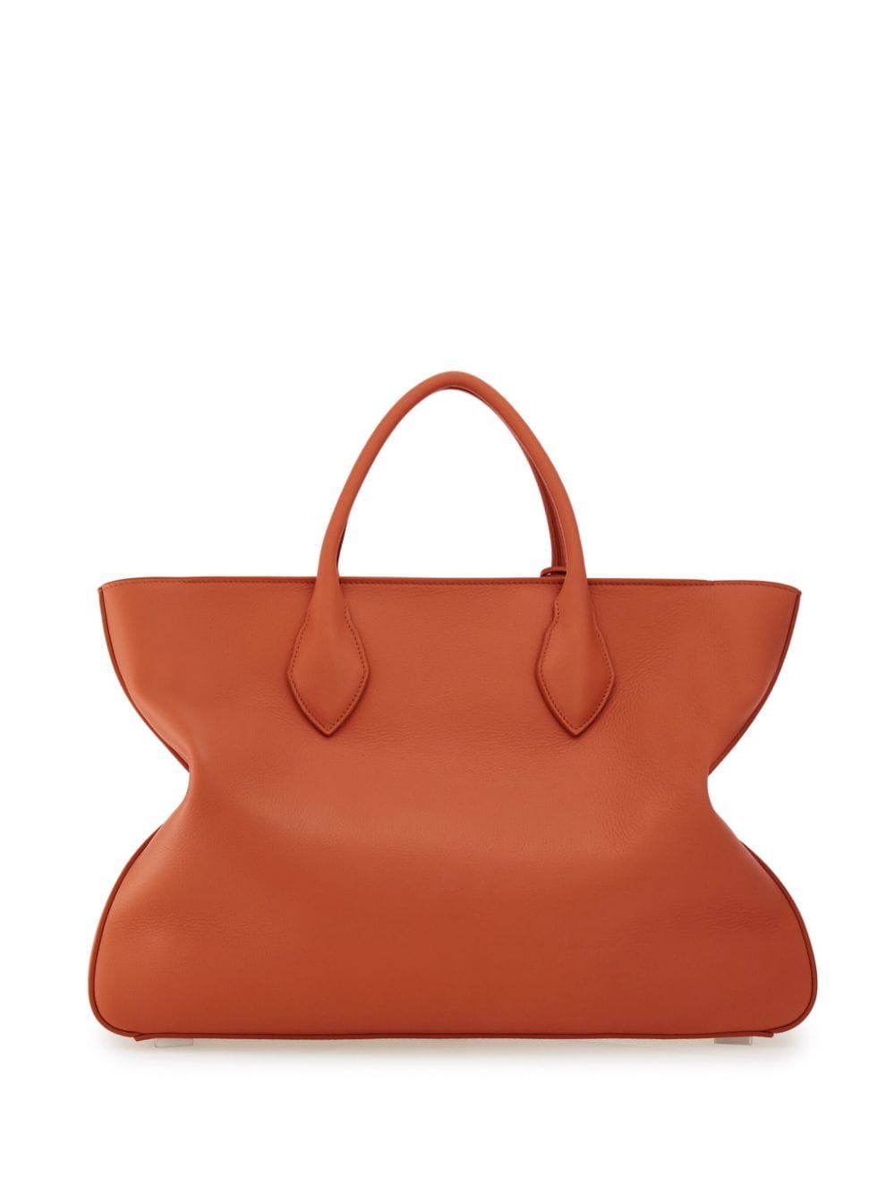New Season  Ferragamo logo-print leather tote bag