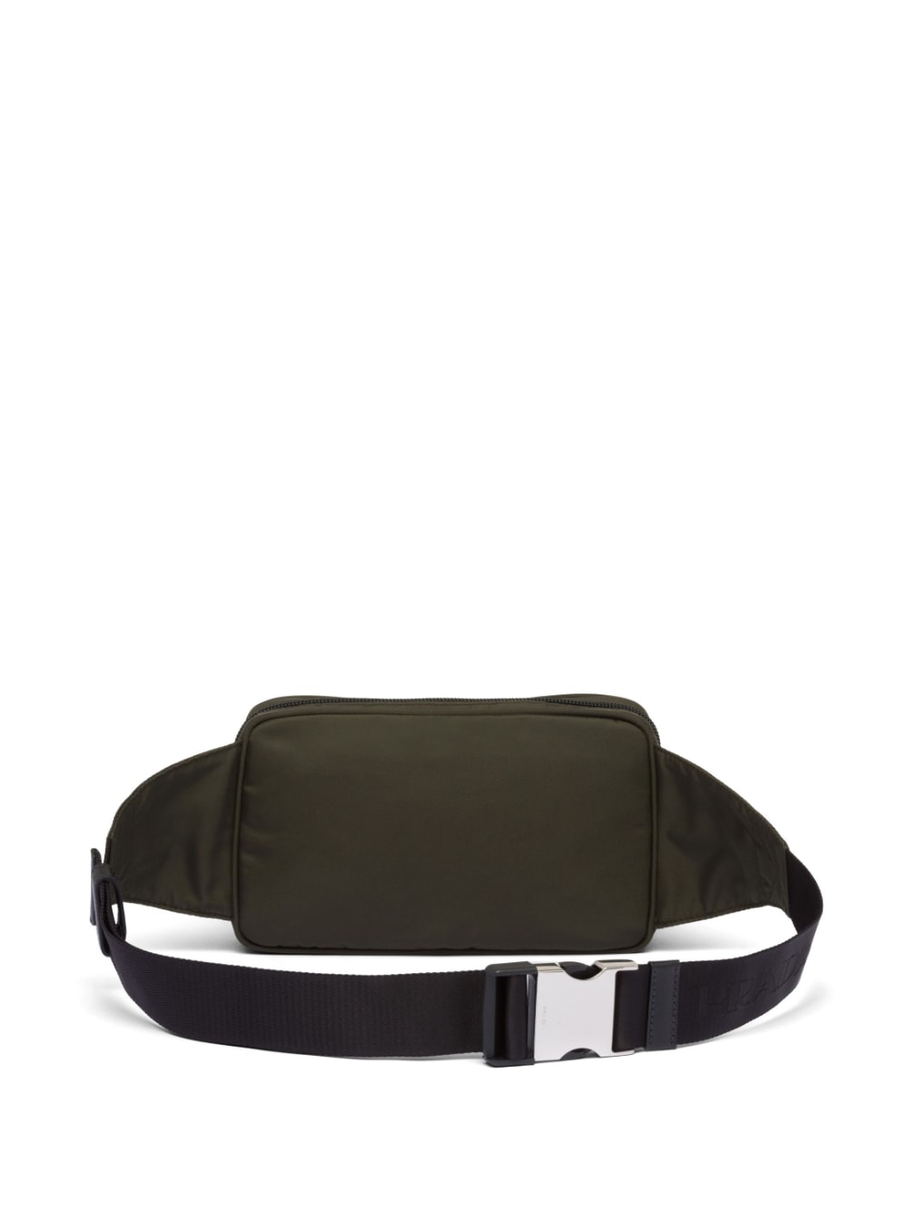Pra*a re-nylon and saffiano leather belt bag