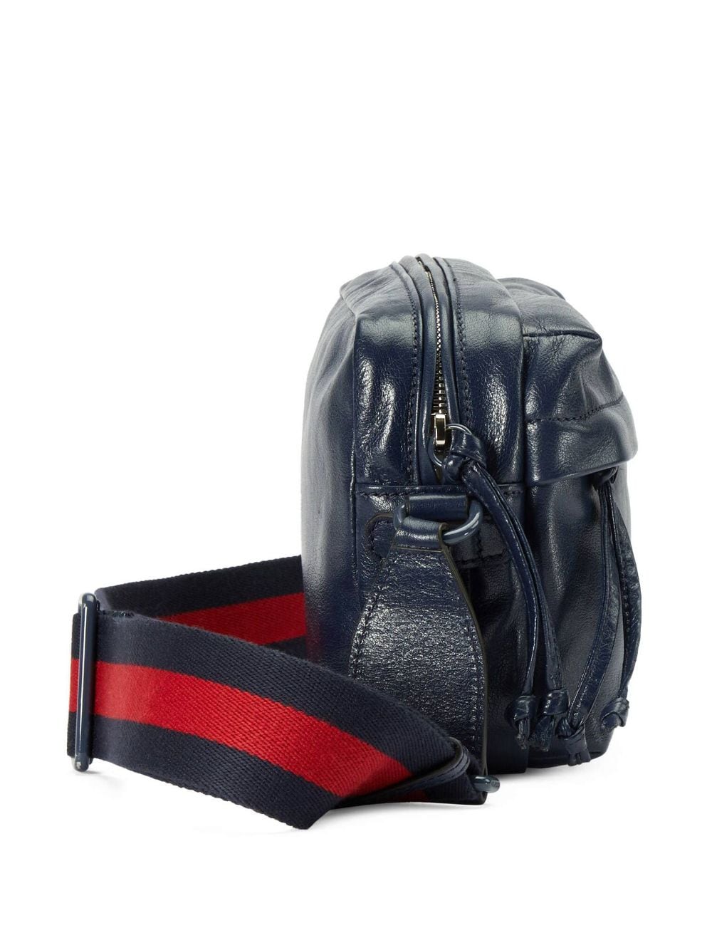 G*u*i double-g leather shoulder bag