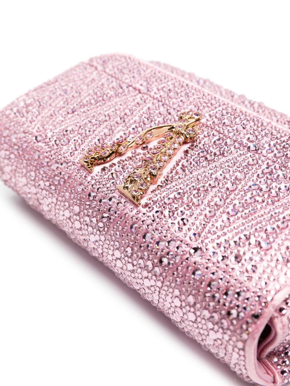 Versace Virtus rhinestone-embellished shoulder bag