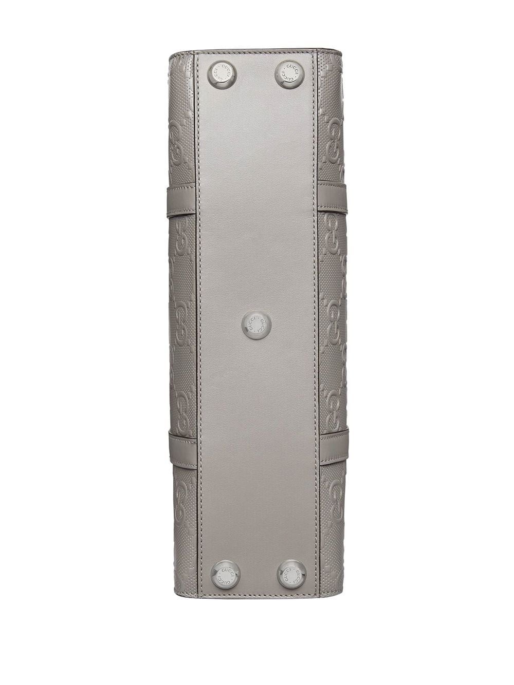 g*u*i gg S*p*e leather tote bag