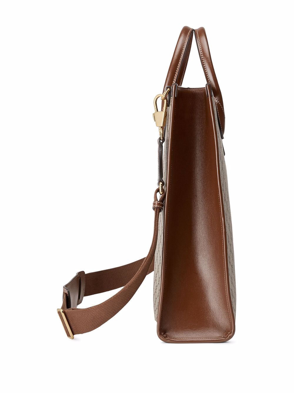 G*u*i interlocking g logo-plaque tote bag