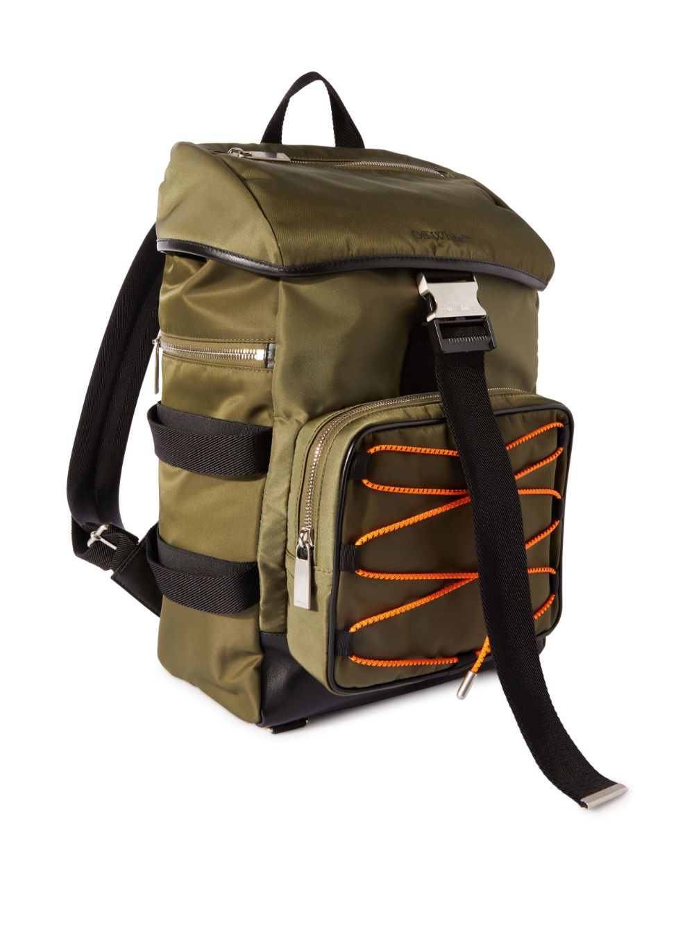 Off-White Courrie Flap drawstring backpack