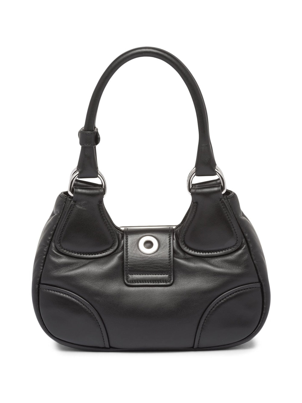 Pra*a moon padded nappa-leather mini bag