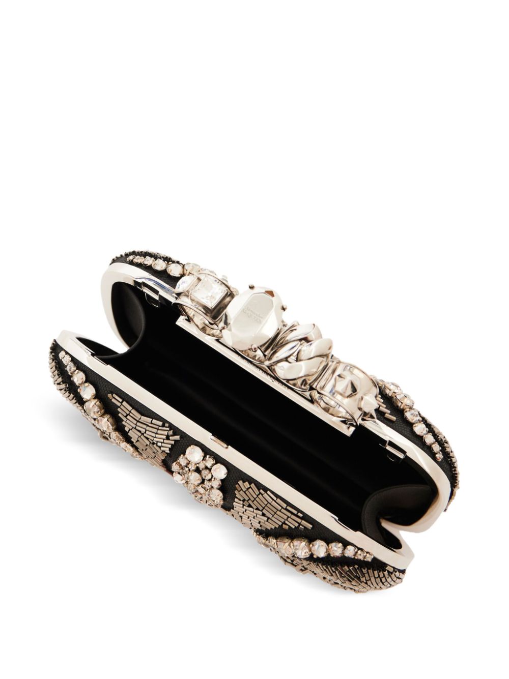 Alexander McQueen Knuckle bead-embellished clutch