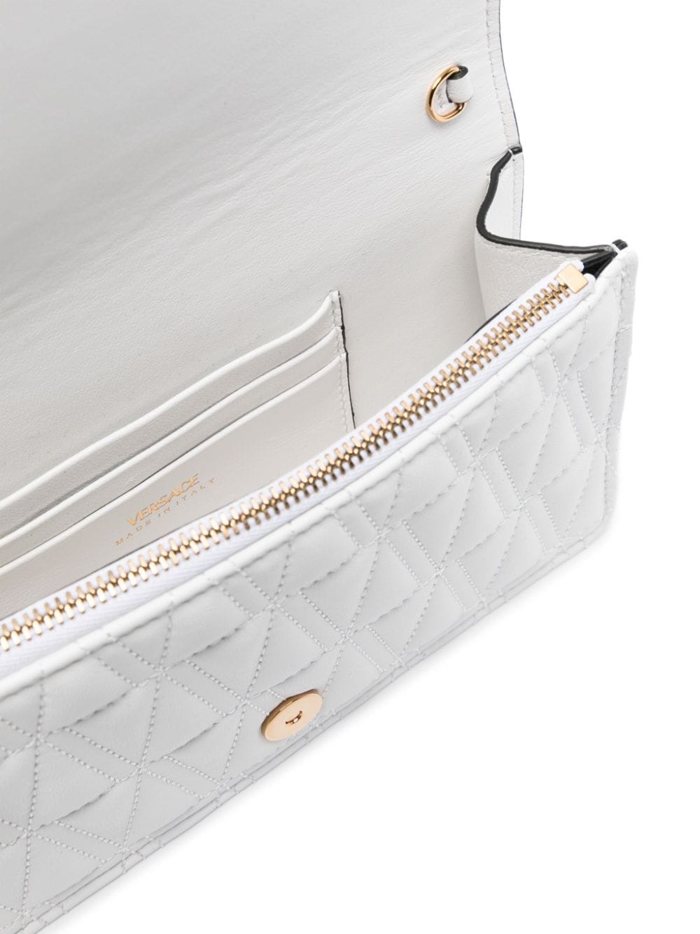 Versace Virtus leather crossbody bag