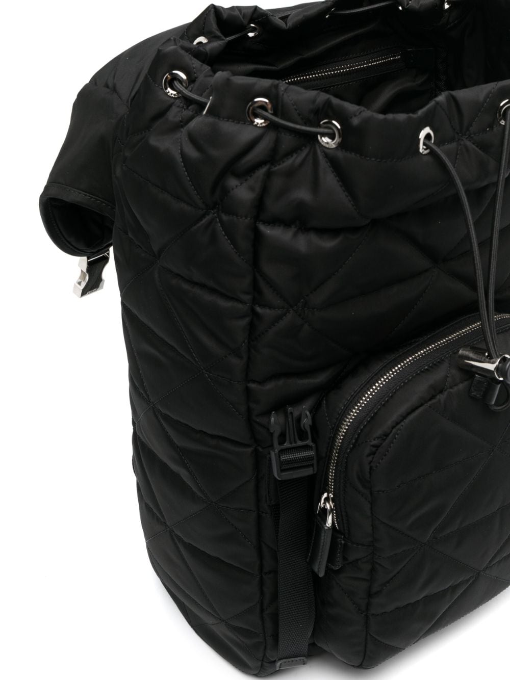 Pra*a re-nylon quilted backpack