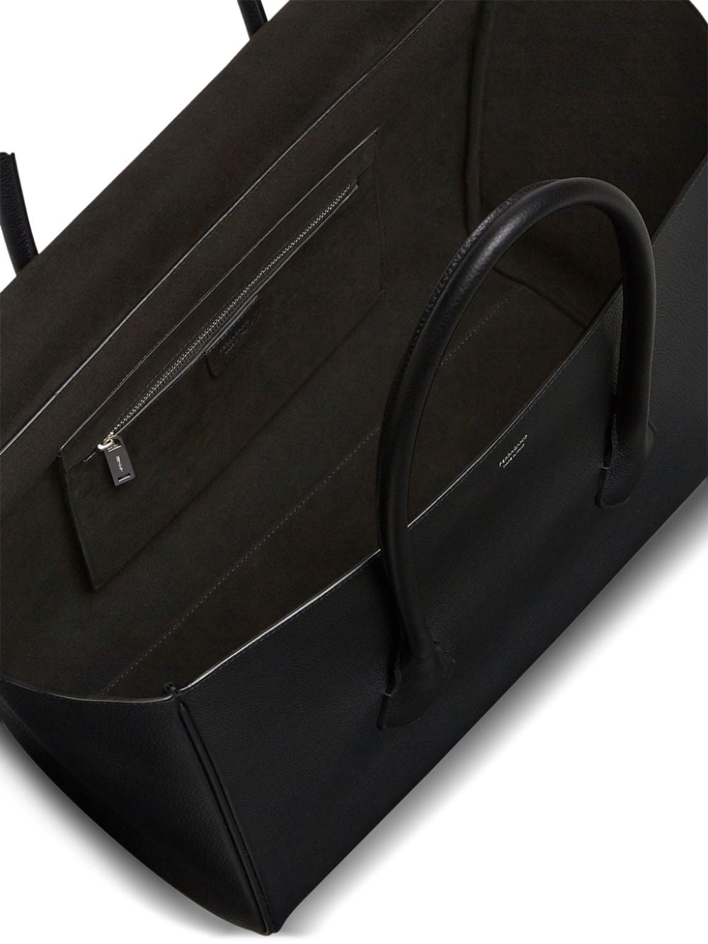 Ferragamo logo-stamp leather tote bag