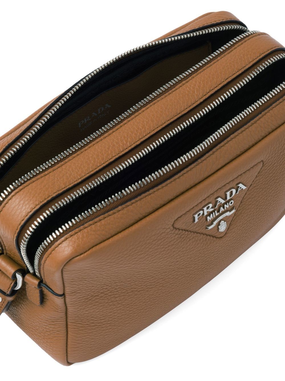 Pra*a triangle-logo-plaque crossbody/shoulder bag