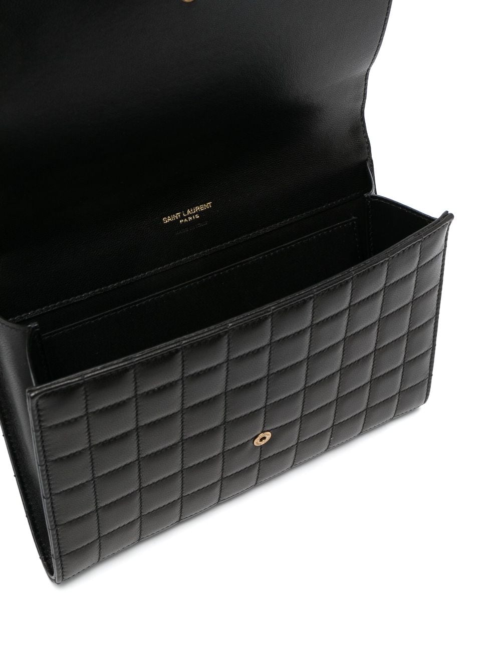 Saint Laurent Cassandre leather pouch