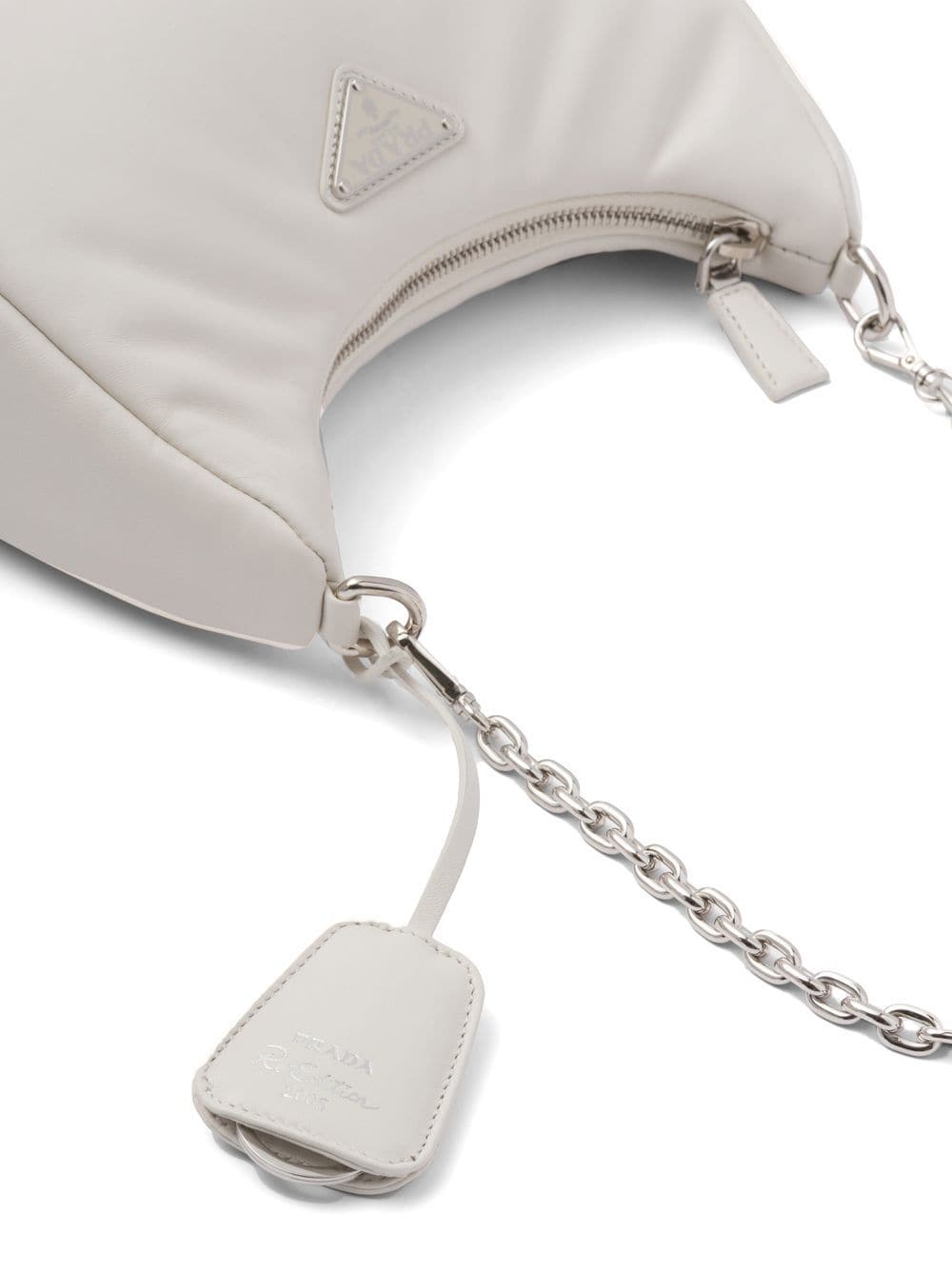 Pra*a re-edition 2005 padded leather shoulder bag
