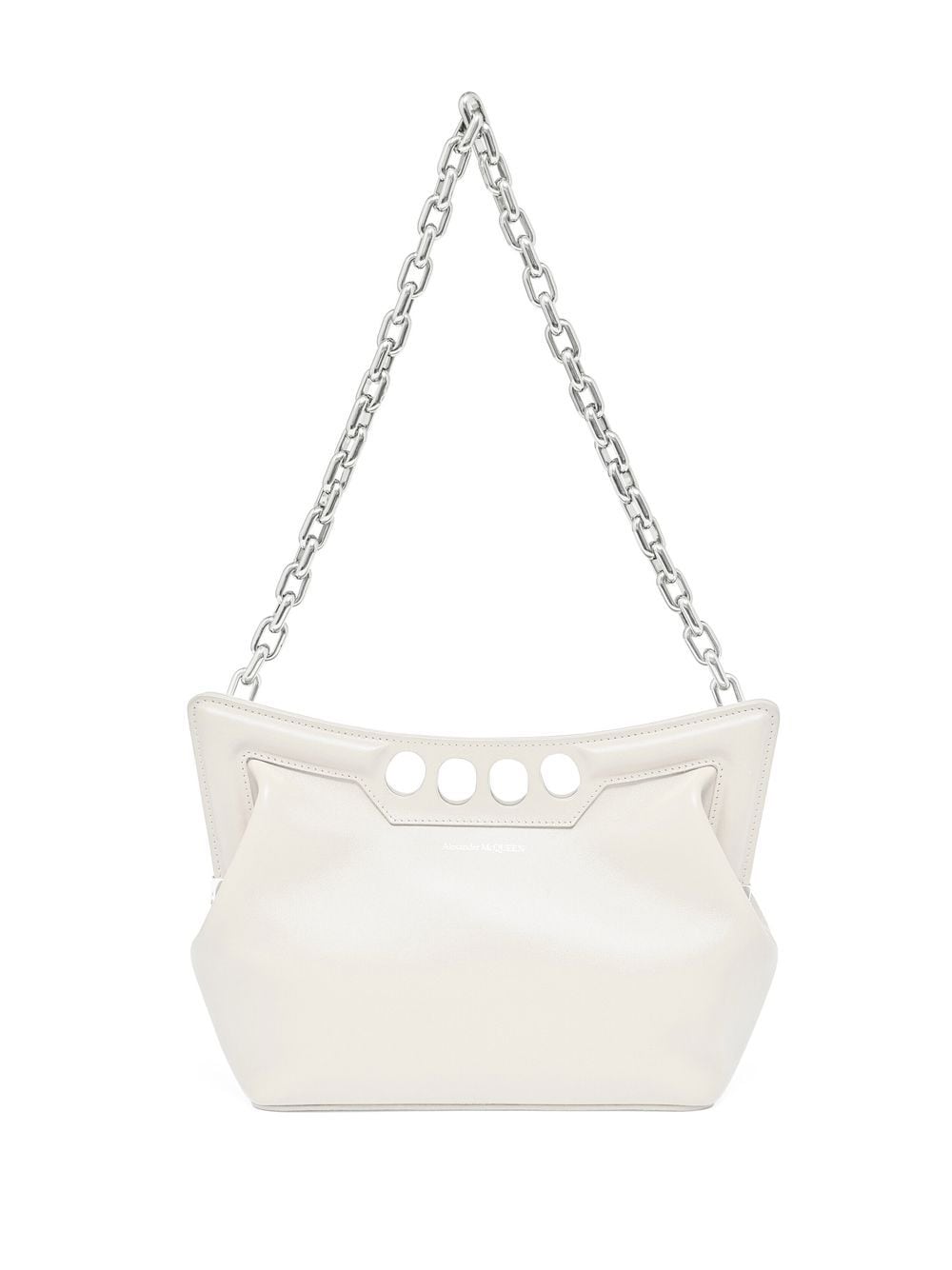 Alexander McQueen The Peak curved mini bag