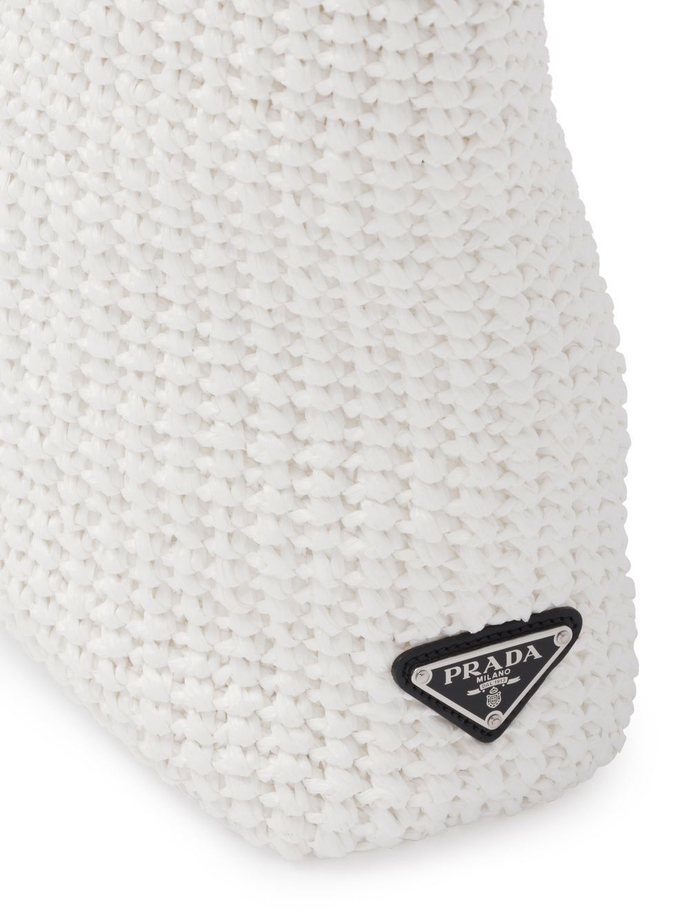 Pra*a small raffia tote bag