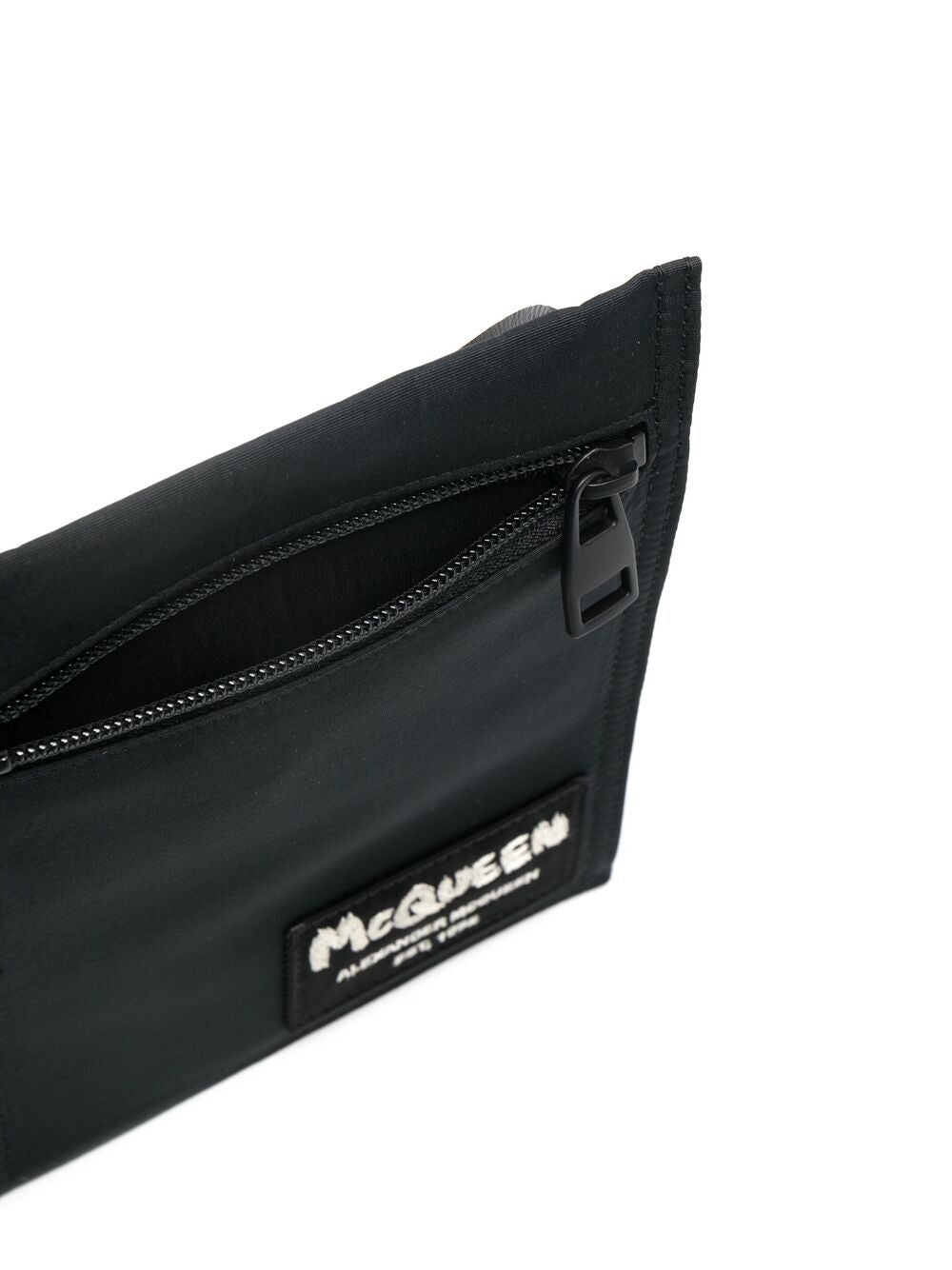 Alexander McQueen logo patch shoulder bag