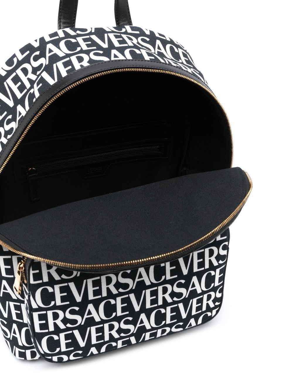 Versace logo-print backpack