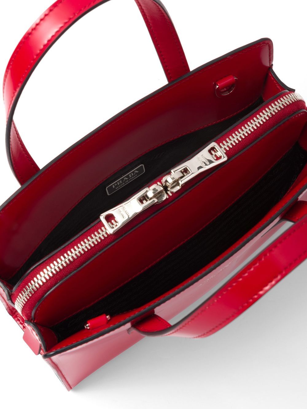 Pra*a mini re-edition 1995 brushed leather tote bag