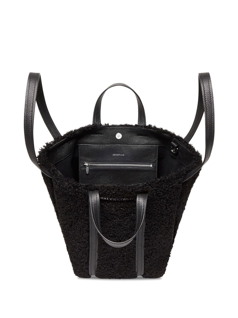 Ba*len*cia*ga everyday faux-shearling tote bag