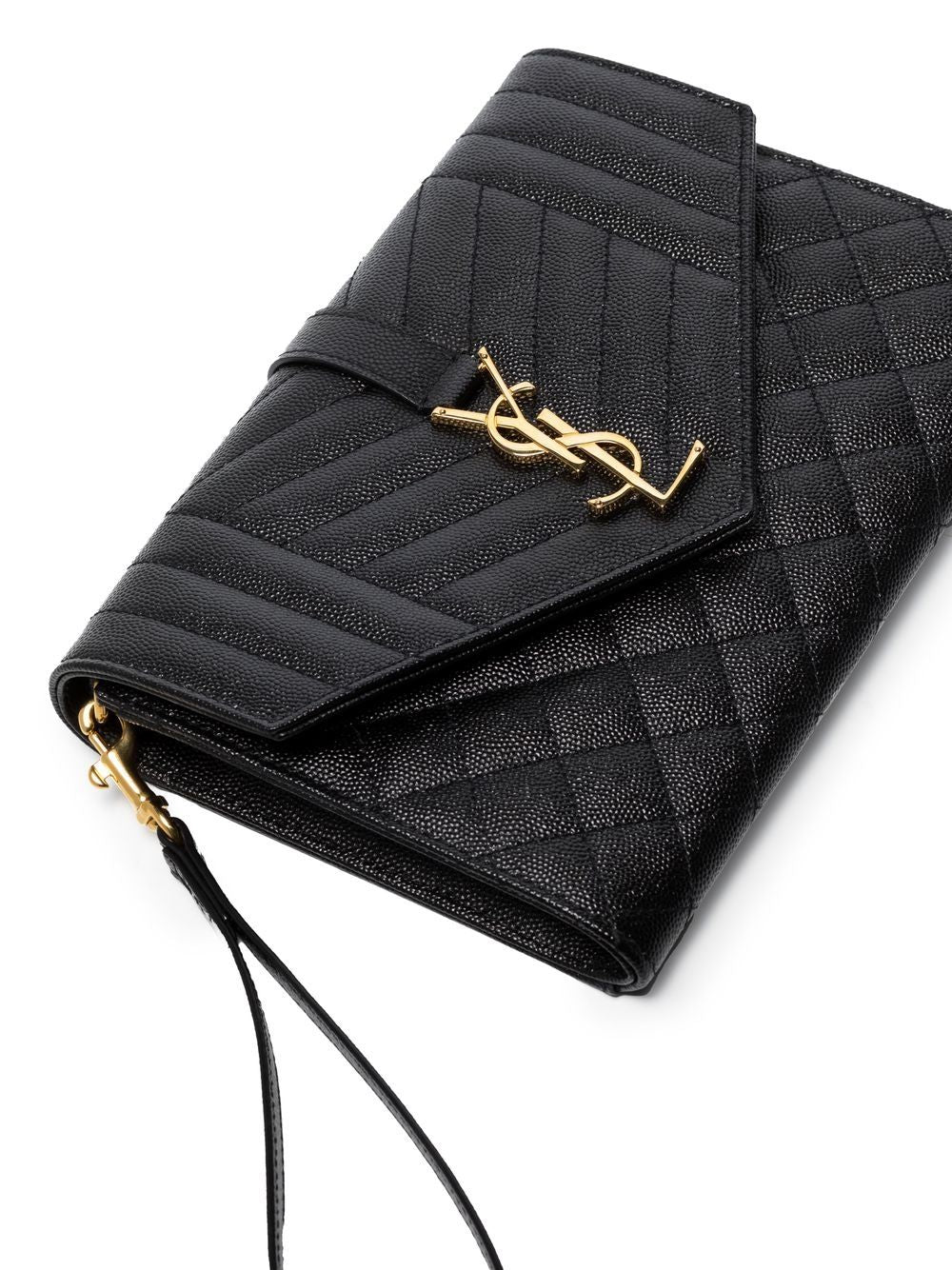 Saint Laurent Monogram envelope clutch bag