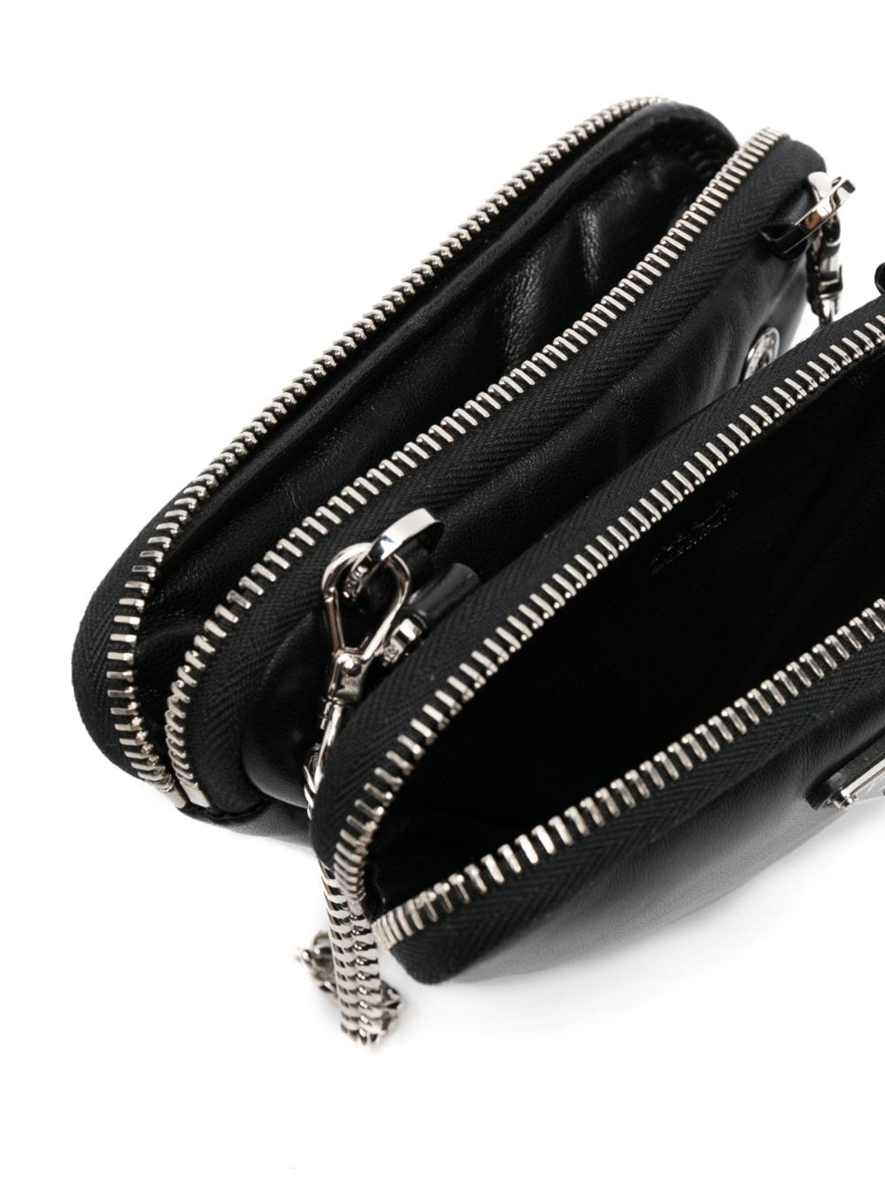 Pra*a nappa triangle mini bag