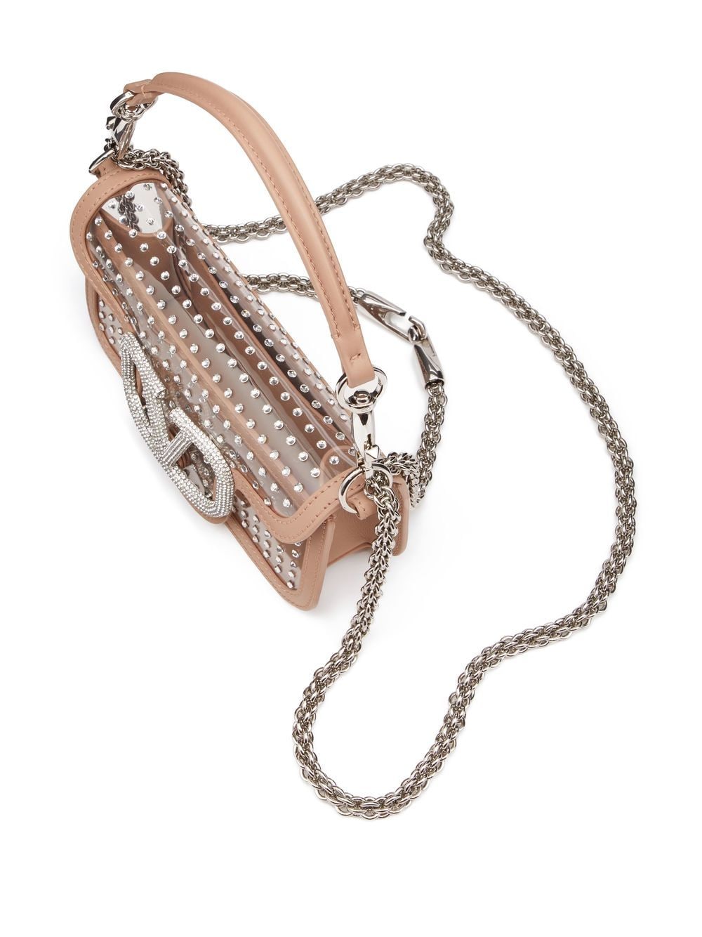 Valentino Garavani Locò crystal-embellished shoulder bag