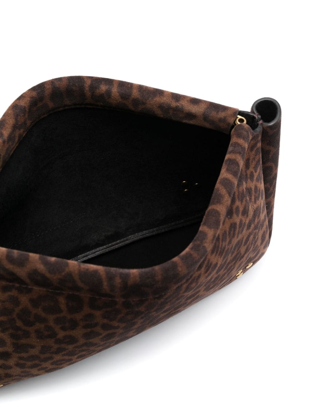 Jérôme Dreyfuss Clap L leopard-print clutch bag