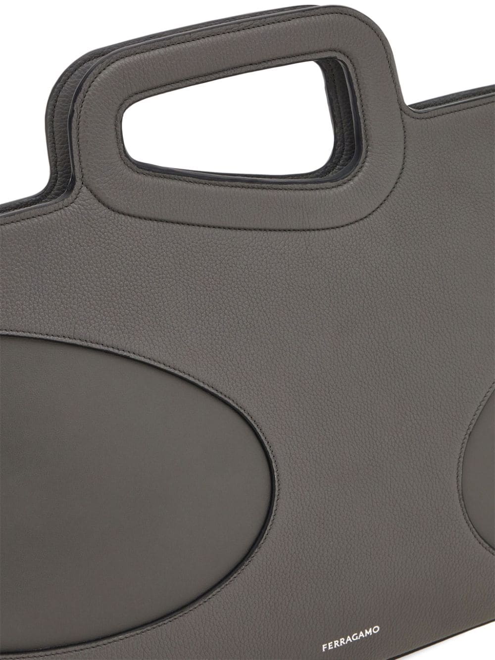 Ferragamo cut-out detail business bag