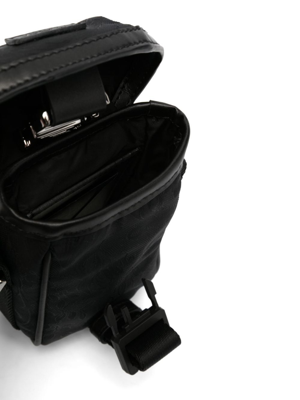 Versace Neo Nylon jacquard messenger bag