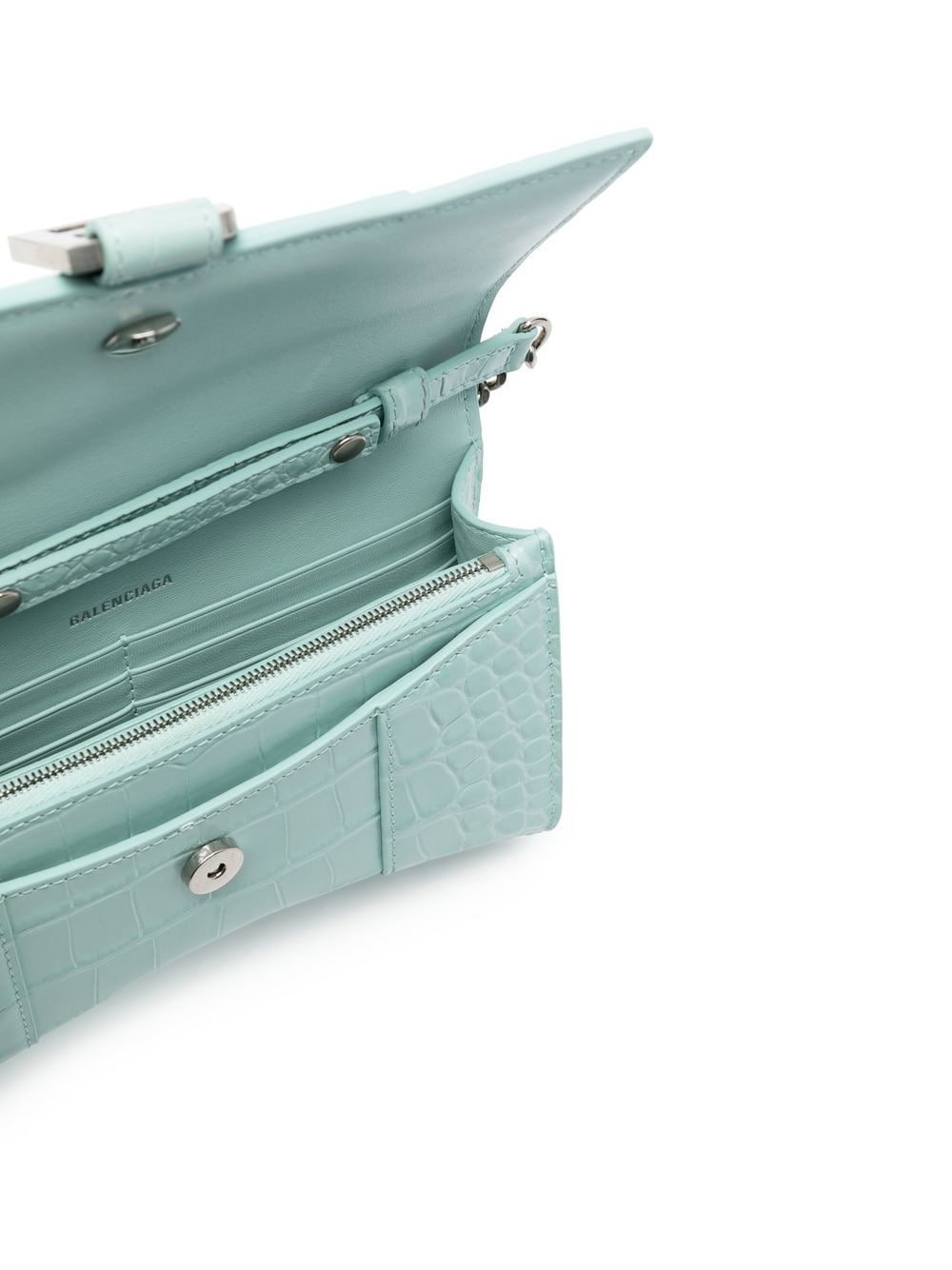 Ba*len*cia*ga hourglass chain-strap wallet
