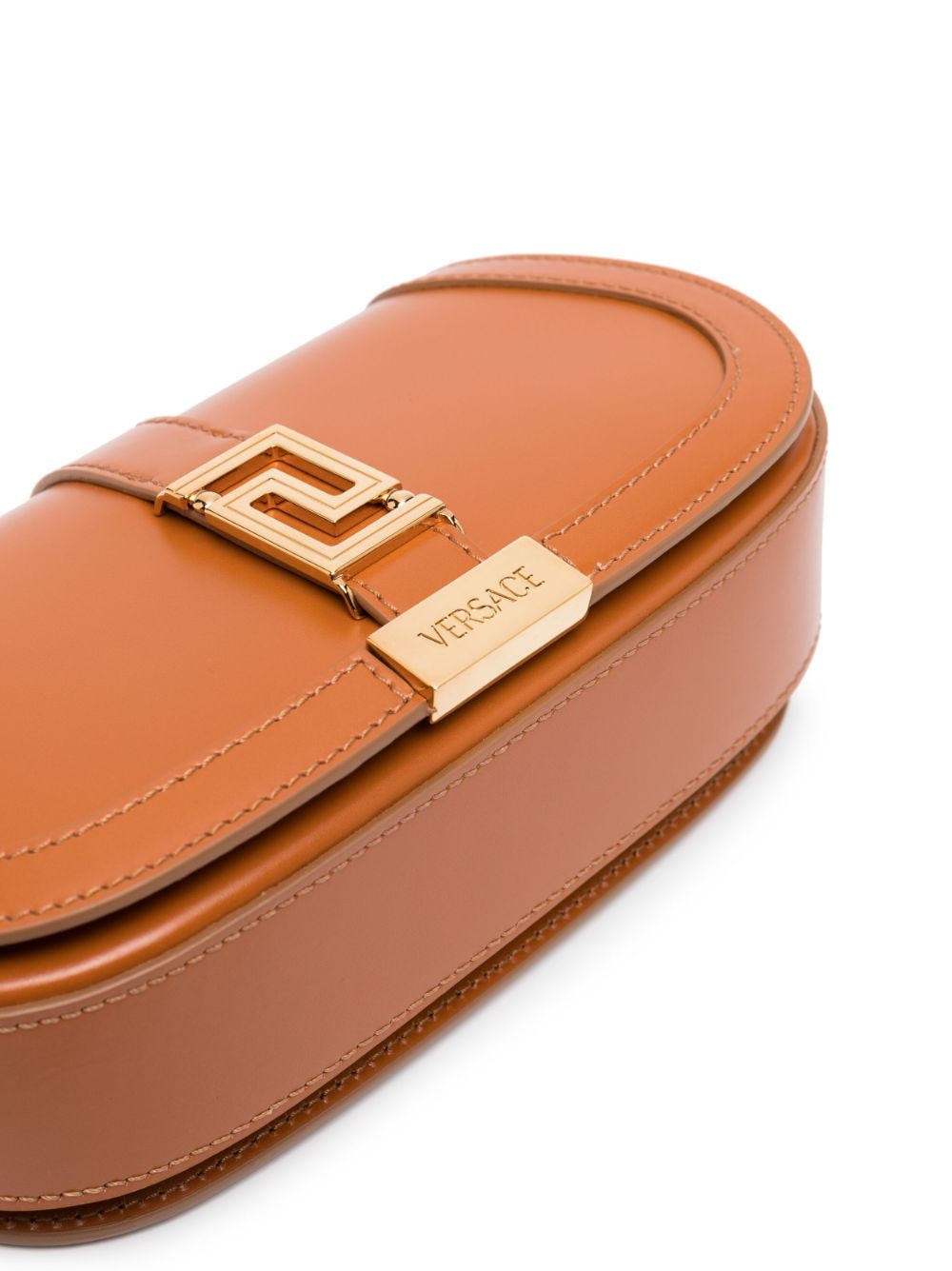 Versace Mini Greca Goddess leather shoulder bag