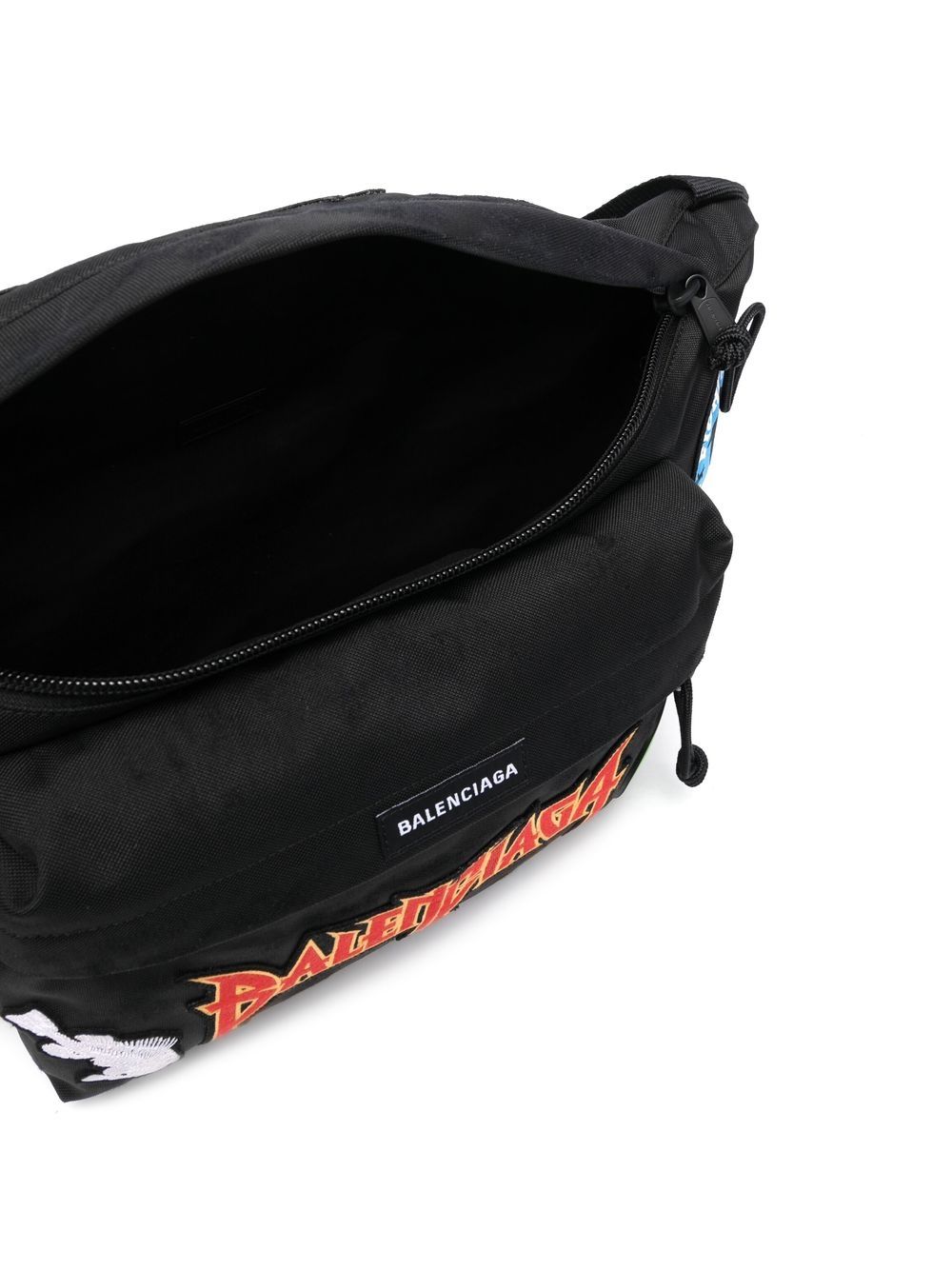 Ba*len*cia*ga logo-patch belt bag