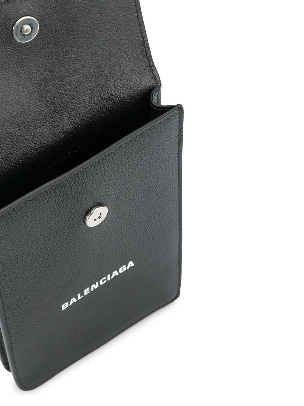 Ba*len*cia*ga logo flap bag