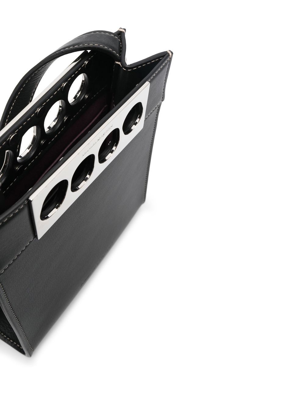 Alexander McQueen The Grip leather messenger bag