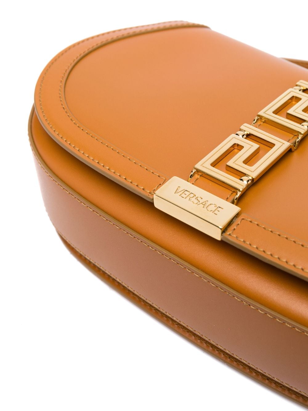 Versace Greca Goddess leather shoulder bag