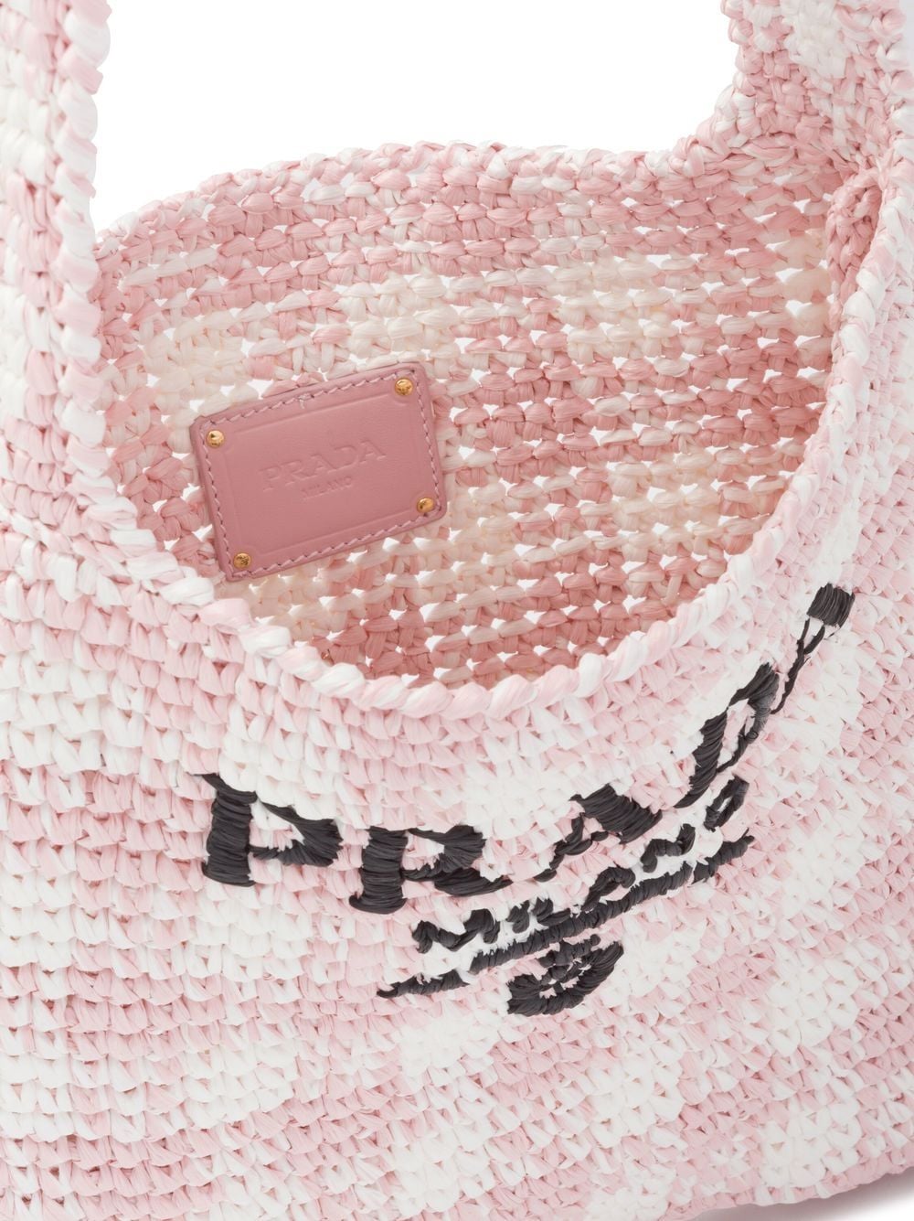 Pra*a small raffia bag