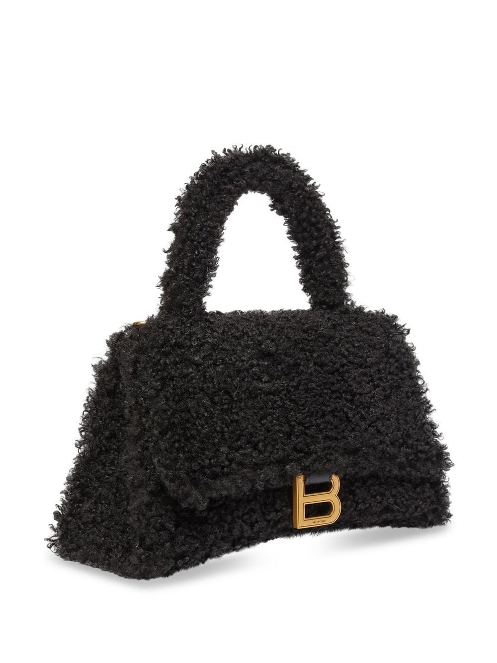 Ba*len*cia*ga hourglass furry tote bag